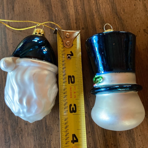 Indianapolis Colts Christmas ornaments snowman in Santa horseshoe - Picture 2 of 2